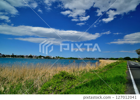 Chiba Prefecture Teganuma Cycling Road Chiba Prefecture Teganuma Cycling Road 127012041