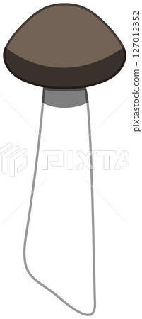 Vector illustration of Shimeji mushroom with realistic shadow Vector illustration of Shimeji mushroom with realistic shadow 127012352