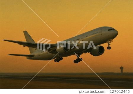 客機起飛 127012445