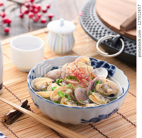 清酒蒸蛤蜊 清酒蒸蛤蜊 127012657