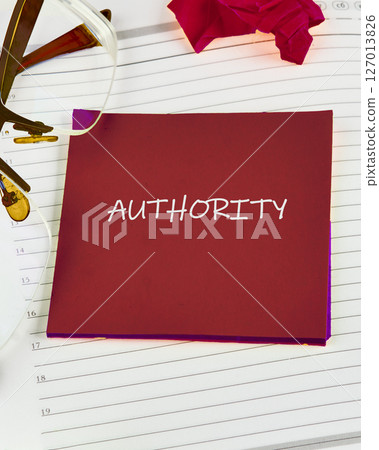The word AUTHORITY. Business concept. A place to copy The word AUTHORITY. Business concept. A place to copy 127013826