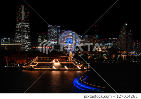 橫濱夜景與光跡 橫濱夜景與光跡 127014263
