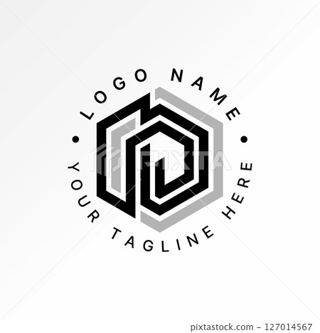 Logo design graphic concept creative premium vector stock image top sell initial RP RPD font line connected hexagon monogram typography tech business Logo design graphic concept creative premium vector stock image top sell initial RP RPD font line connected hexagon monogram typography tech business 127014567