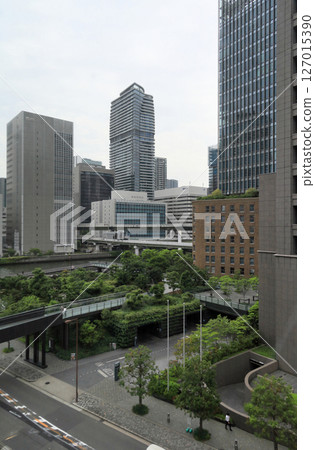 從大阪中之島美術館眺望的中之島四季之丘、大比樓本館、阪神高速、堂島二號館、Brillia Tower堂島等 127015390