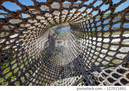 tunnel made with nets in bradenton, florida tunnel made with nets in bradenton, florida 127015891
