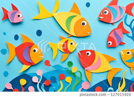 Paper Craft Aquarium 127015920