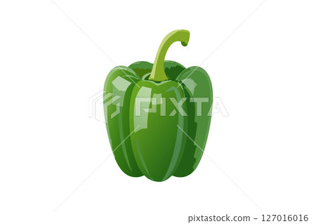 Illustration of green peppers Illustration of green peppers 127016016