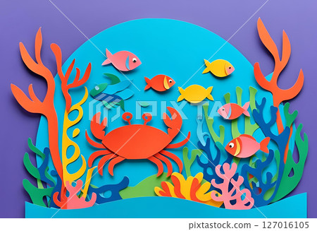 Paper Craft Crab 127016105