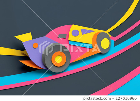 紙工藝跑車 127016960