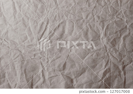Brown crumpled paper for background 127017008