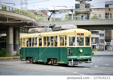 Mo3203 Reproduction Design Wrapping - Toyohashi Railway Tram Mo3203 Reproduction Design Wrapping - Toyohashi Railway Tram 127018221