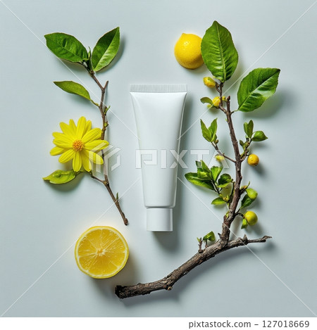 Clean Beauty Essentials with Natural Elements 127018669