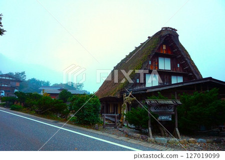 野谷屋賓館、荻町合掌造村落、世界遺產、白川鄉、茅草屋頂 127019099