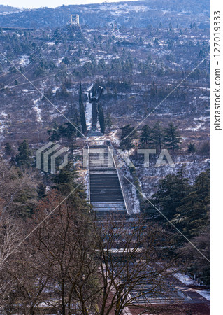 Famous Vake Park in the downtown of georgian capital city Tbilisi 127019333