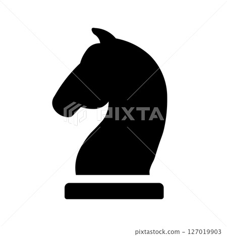 Chess, knight icon Chess, knight icon 127019903