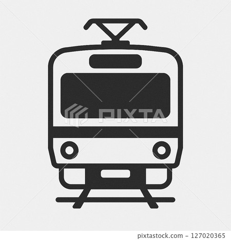 黑色火車插圖 黑色火車插圖 127020365