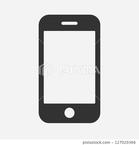 Smartphone icon on white background 127020366