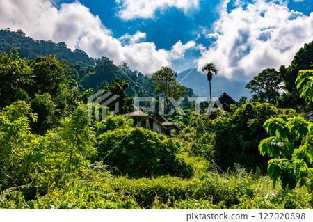 Pulau Tioman tropical island in Malaysia. South China sea. Southeast Asia Pulau Tioman tropical island in Malaysia. South China sea. Southeast Asia 127020898