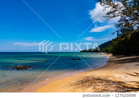Pulau Tioman tropical island in Malaysia. South China sea. Southeast Asia 127020899