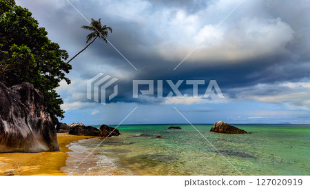 Pulau Tioman tropical island in Malaysia. South China sea. Southeast Asia 127020919