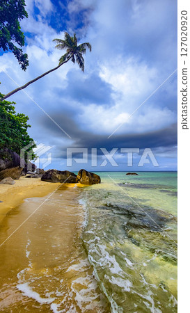 Pulau Tioman tropical island in Malaysia. South China sea. Southeast Asia Pulau Tioman tropical island in Malaysia. South China sea. Southeast Asia 127020920