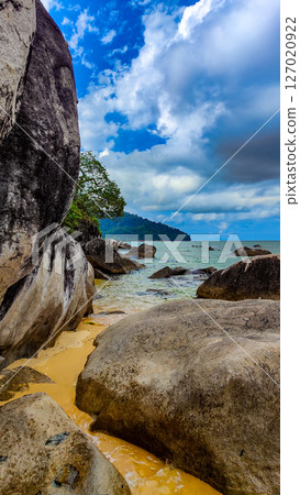 Pulau Tioman tropical island in Malaysia. South China sea. Southeast Asia Pulau Tioman tropical island in Malaysia. South China sea. Southeast Asia 127020922