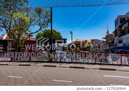 Melaka, Malaysia - April 16, 2025: Melaka, Malaysia. UNESCO World Heritage Site in Malaysia. Melaka, Malaysia - April 16, 2025: Melaka, Malaysia. UNESCO World Heritage Site in Malaysia. 127020944