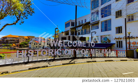 Melaka, Malaysia - April 16, 2025: Melaka, Malaysia. UNESCO World Heritage Site in Malaysia. Melaka, Malaysia - April 16, 2025: Melaka, Malaysia. UNESCO World Heritage Site in Malaysia. 127021003