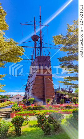 Melaka, Malaysia - April 16, 2025: Melaka, Malaysia. UNESCO World Heritage Site in Malaysia. 127021013