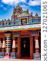 Gombak, Selangor Malaysia: April 18 2025: Batu Caves and the Murugan statue  (The Hindu god of war ) also known as Kartikeya , Skanda, Subrahmanya and Shanmukha. 127021065