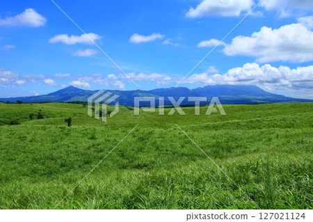 Kuju Plateau and Mount Kokonoe in summer 127021124