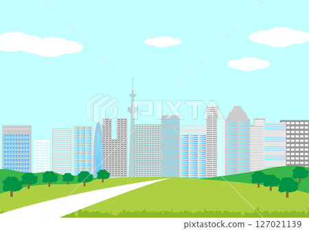Streets with parks, Tokyo Streets with parks, Tokyo 127021139