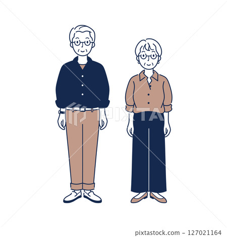 Senior generation business people, men and women Senior generation business people, men and women 127021164