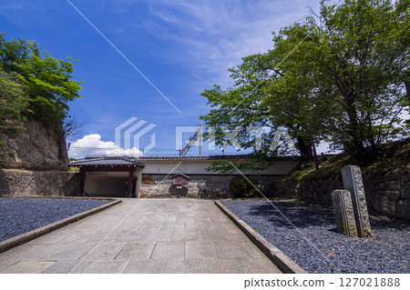 Komoro Castle Ruins, a nostalgic garden surrounded by fresh greenery 127021888