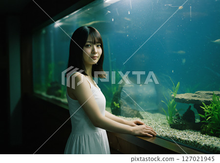 Spending time with the fish 127021945