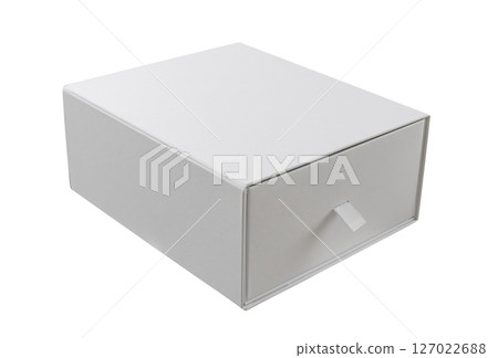Mockup white box isolated on white background 127022688