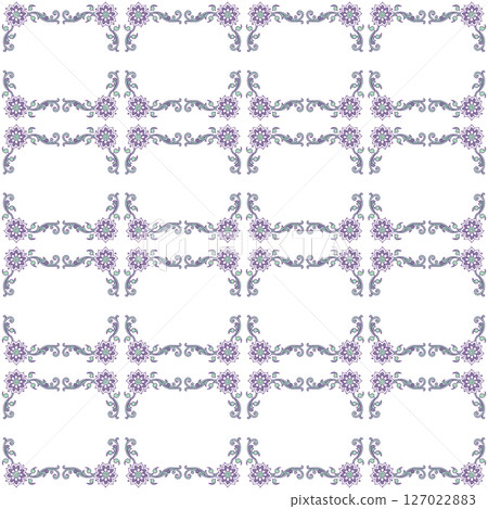seamless pattern with abstract flowers seamless pattern with abstract flowers 127022883