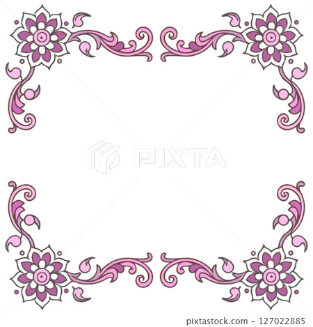 seamless pattern with abstract flowers seamless pattern with abstract flowers 127022885