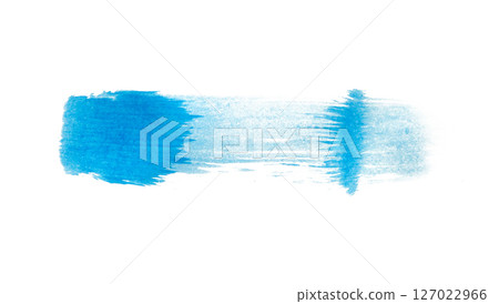 blue brush stroke isolated on white background blue brush stroke isolated on white background 127022966