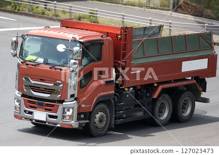 Dump truck image 127023473