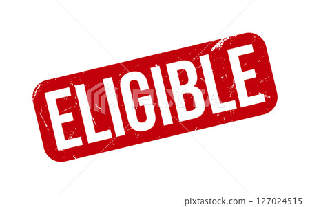 Eligible rubber grunge stamp seal vector 127024515