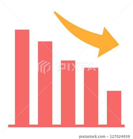 下降圖的圖示 下降圖的圖示 127024939