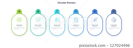 Modern Business Illustration Infographic Template 127024996