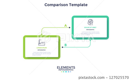 Modern Business Illustration Infographic Template 127025570