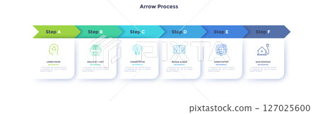 Modern Business Illustration Infographic Template 127025600