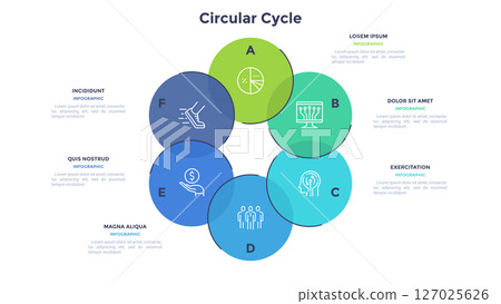 Modern Business Illustration Infographic Template Modern Business Illustration Infographic Template 127025626