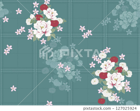 Whimsical Flower Motif Series for Aesthetic Projects 127025924