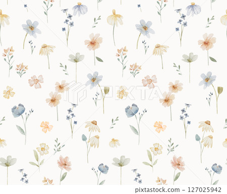 Whimsical Flower Motif Series for Aesthetic Projects Whimsical Flower Motif Series for Aesthetic Projects 127025942