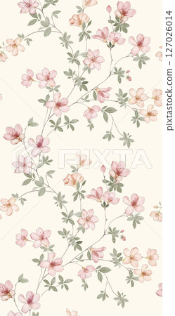 Graceful Floral Pattern Compilation for Home Decor 127026014
