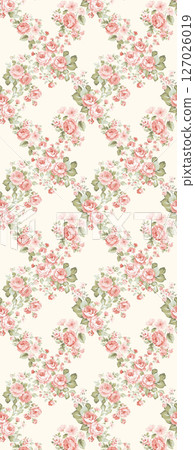 Graceful Floral Pattern Compilation for Home Decor 127026019